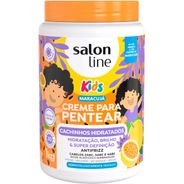 Salon Line, Creme para Pentear, Maracujá, Cachinhos Hidratados, Vegano - Para Cabelos Ondulados, Cacheados e Crespos, Sa