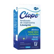 Clopê Cloridrato de Cloperastina 3,54mg/ml Sabor Coco Xarope 120ml