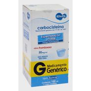 Carbocisteína 50mg/ml Xarope 100ml EMS Genérico