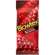 Blowtex Preservativo Morango Com 6 Unidades Vermelho