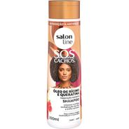 Shampoo Salon Line Sos Ricino E Queratina 300ml