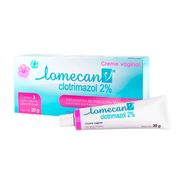 Lomecan Clotrimazol 2% Creme Vaginal 20g + 3 Aplicadores