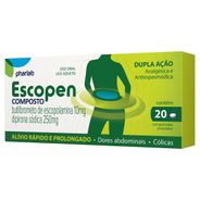Escopen Composto 10Mg 250Mg Com 20 Comprimidos