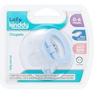 Chupeta Lolly Baby Special Silicone Ortodôntico N1 Azul