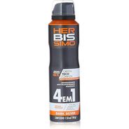 Desodorante Aero Antitranspirante, Herbissimo - Dark Silver 150 Ml