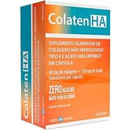 Suplemento Alimentar Colaten HA Colágeno Não Hidrolisado Tipo II - 60 cápsulas