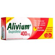 Alivium Ibuprofeno 400mg 10 cápsulas