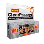Protetor de Ouvido de Silicone Com Cordão Adulto Com 2 Pares