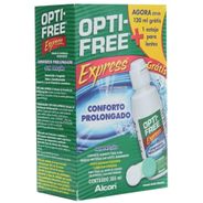Kit Opti-Free Express 355ml + 120ml – Com Estojo de Lentes