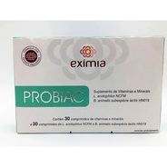 Suplemento Vitamínico Exímia Probiac - 30 Comprimidos Vitaminas e Minerais + 30 Comprimidos de Lactobacillus