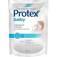 Refil Sabonete Líquido Protex Baby Cabeça aos Pés 180ml