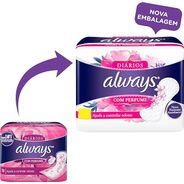 Always Protetores Diários Com Perfume 40 Unidades