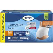 Tena Pants Dermacare, Roupa Íntima para Incontinência Urinária, P/M - 16 unidades
