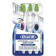 Escova Dental Oral-b Ultrafino Detox 3 Unidades