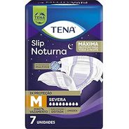 Tena Slip Noturna, Fralda Geriátrica para Incontinência Urinária, M - 7 unidades