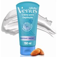 Gillette Venus Creme para Depilação com Óleo de Amêndoas, para Depilar no Chuveiro 150mL