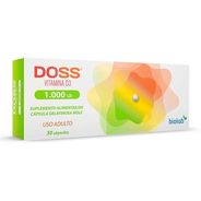 Vitamina D Doss 1.000UI com 30 Cápsulas
