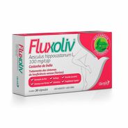 Fluxoliv 100mg, caixa com 30 cápsulas