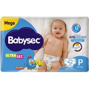 Fralda Babysec Ultrasec Galinha Pintadinha, P, 28 unidades