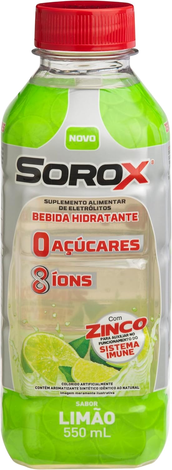Sorox Bebida Hidrotônica Limão 550ml