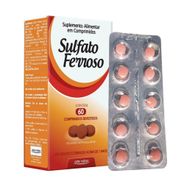Sulfato Ferroso 60 Comprimidos