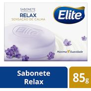Sabonete Barra Relax 85G , Elite, Roxo