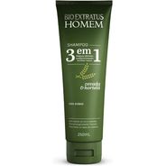 Shampoo Bio Extratus Homem 3 em 1 Com 250ml