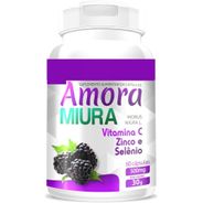 Amora Miúra. 60 Capsulas, com vitamina C, zinco e selênio MEDINFARM.