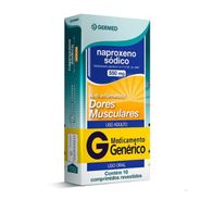 Naproxeno Sódico 550mg 10 comprimidos