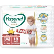 Personal Fralda Baby Premium Pants XG,18 Unidades