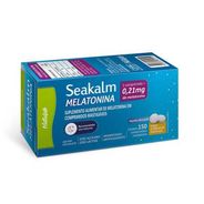Melatonina Seakalm 0,21mg Sabor Maracujá 150 Comprimidos Mastigáveis