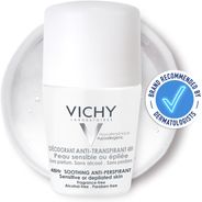 Vichy Desodorante Peles Sensíveis Roll on 48H 50ml, Branco