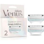 Refil para Aparelho de Depilar Gillette Venus Especial para Área Íntima 2 Unidades