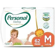 Personal Fralda Baby Premium Protection M 62 Unidades