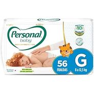 Personal Fralda Baby Premium Protection G, 56 Unidades