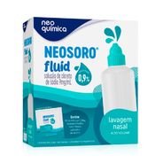 Neosoro Fluid 0,9% Alto Volume Neo Química 30 Sachês de 2,16g Cada + 1 Frasco 240ml