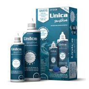 Kit Unica Sensitive Solução para Lentes de Contato com 350ml + 120ml
