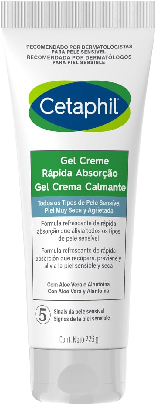 Cetaphil Gel Creme Rápida Absorção Com Aloe Vera 226g