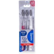 Escova de Dente Sanifill Deep Clean Leve 3 Pague 2 – Cerdas Macias – Cores sortidas, Sanifill