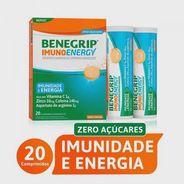Polivitamínico Benegrip Efervescente Imuno Energy 20 Comprimidos