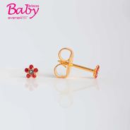 Brincos Studex Baby Tiffany Rubi