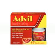 Advil Extra Alí­vio 400mg com 16 capsulas Líquidas