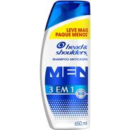 Shampoo Anticaspa Head & Shoulders Men 3 em 1 650ml
