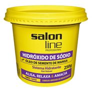 Creme Alisante Salon Line Hidroxido De Sodio Manga 250g