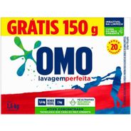 Sabão Em Pó Omo 1,6Kg Lavagem Perfeita, OMO