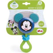 Chocalho Mickey, Elka, Azul Escuro Com Azul Claro
