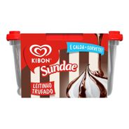 Sorvete Sundae Leite 1,4L Kibon