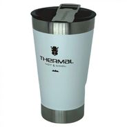 Copo Termico Thermal Classic Beer Cold Branco - 473 ml