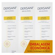 Dersani Loção Oleosa com 3 Unidades de 200ml cada Embalagem Econômica
