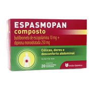 Espasmopan Composto 10MG+250MG 20Comprimidos